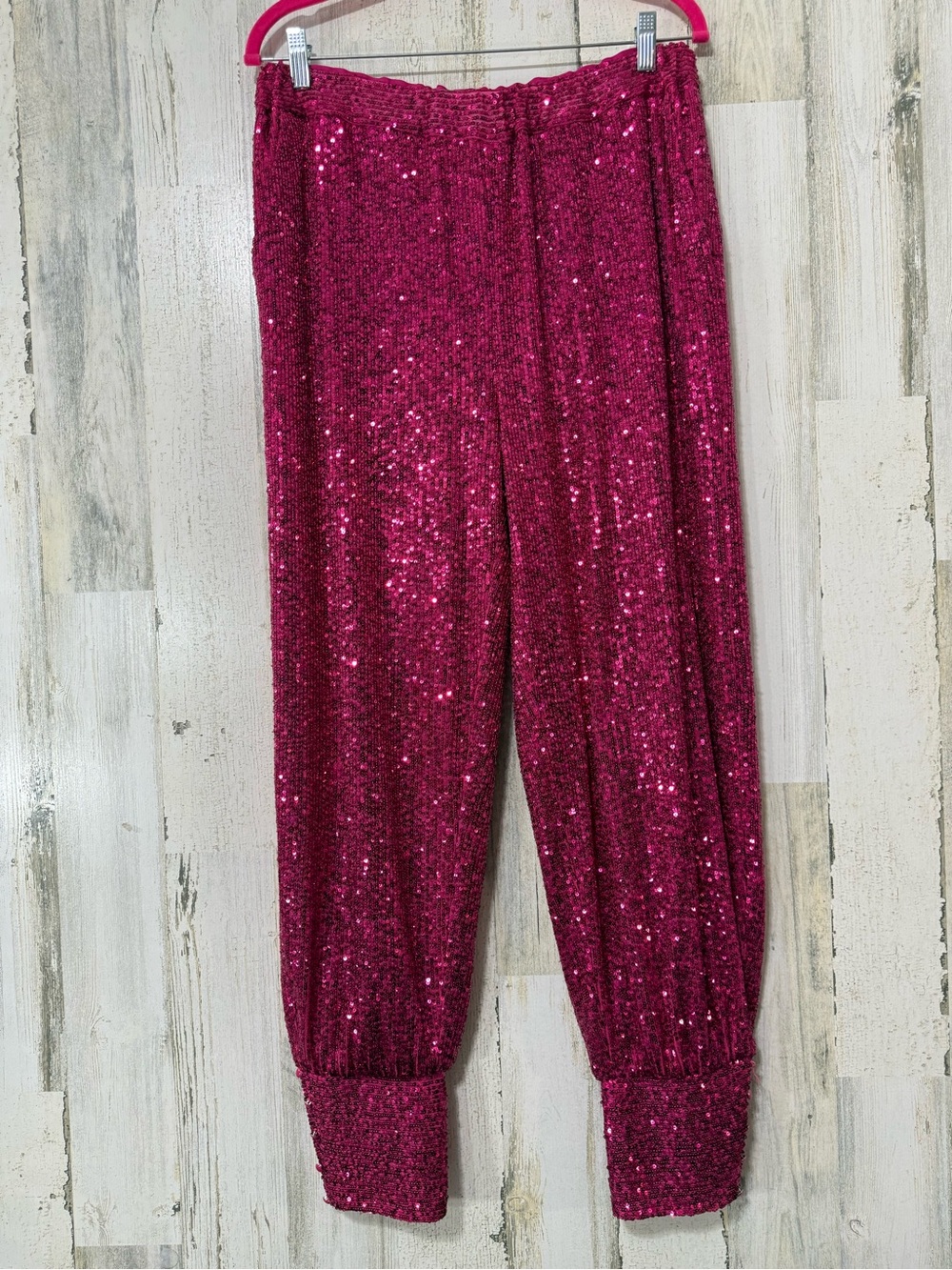 Trina Turk’s Sparkler Pants   Sequin Buttoned Cropped Ankle